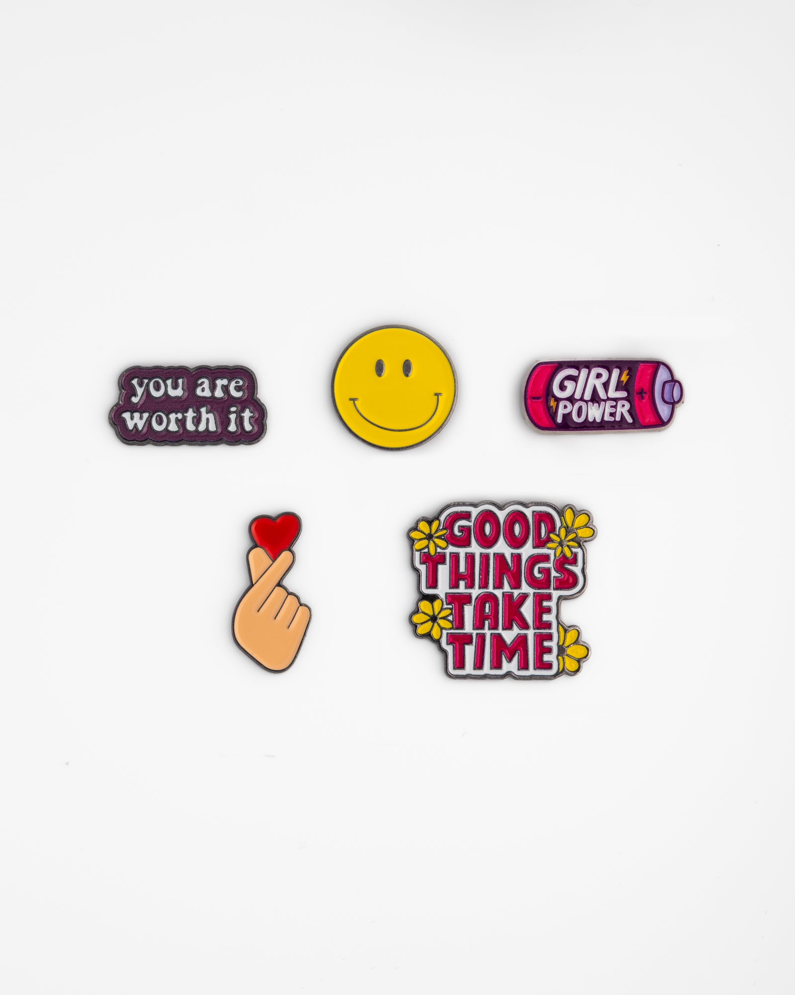 ✨ Girl Power Metal Stickers Set
