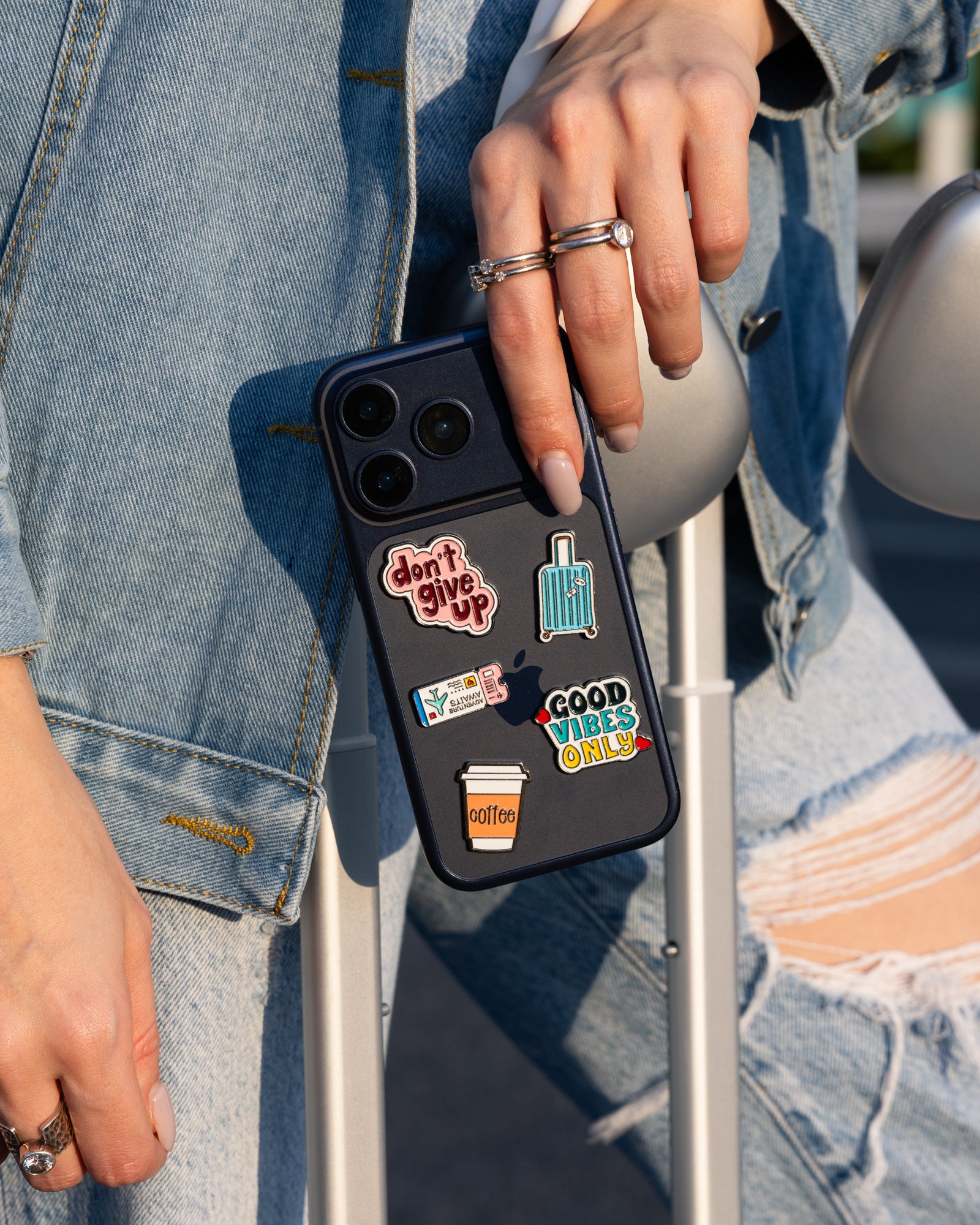 ✈️ The Adventure Club Metal Stickers Set