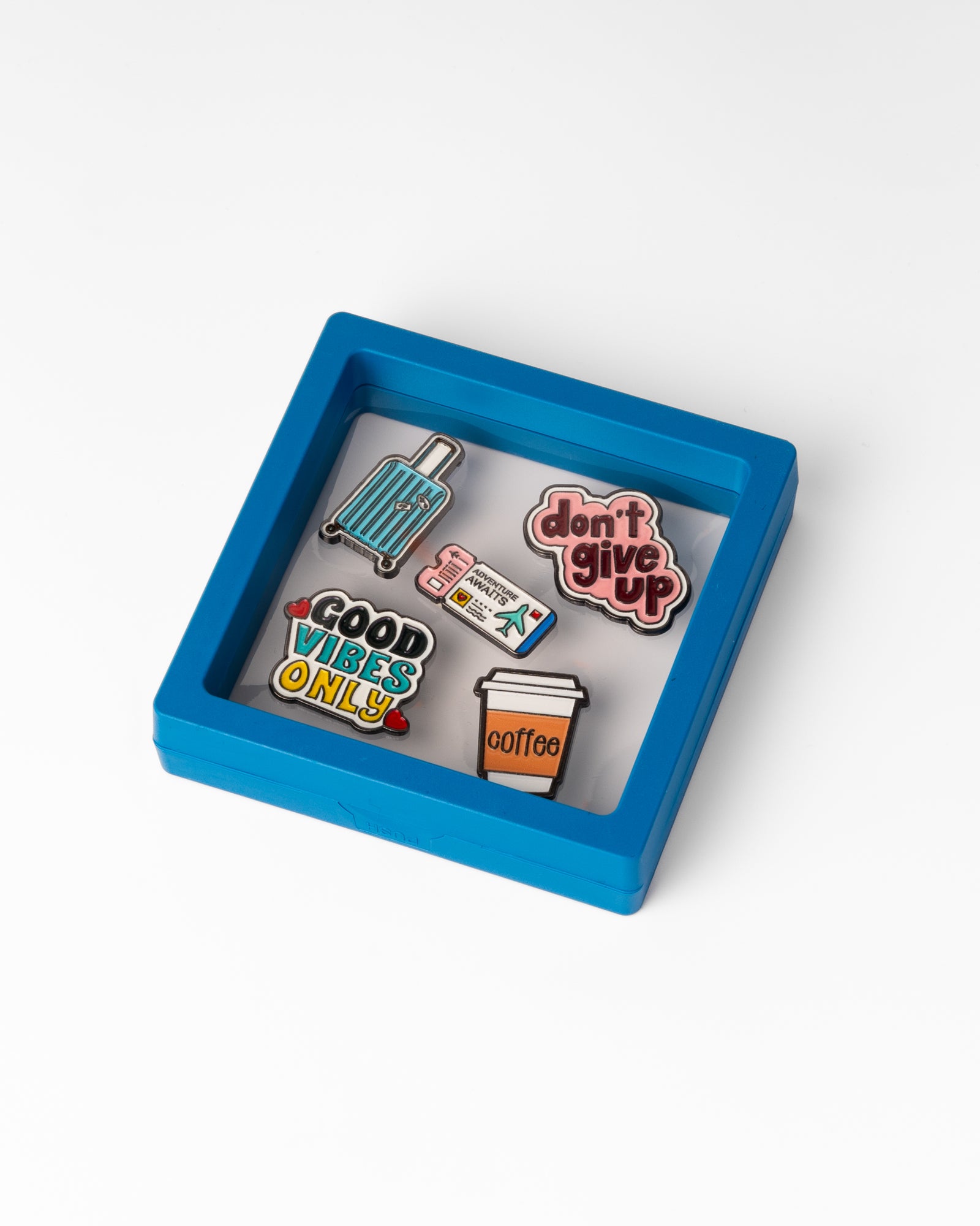 ✈️ The Adventure Club Metal Stickers Set